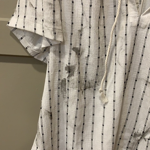 MADEWELL Tie- Neck Tunic Top - Picture 5 of 11